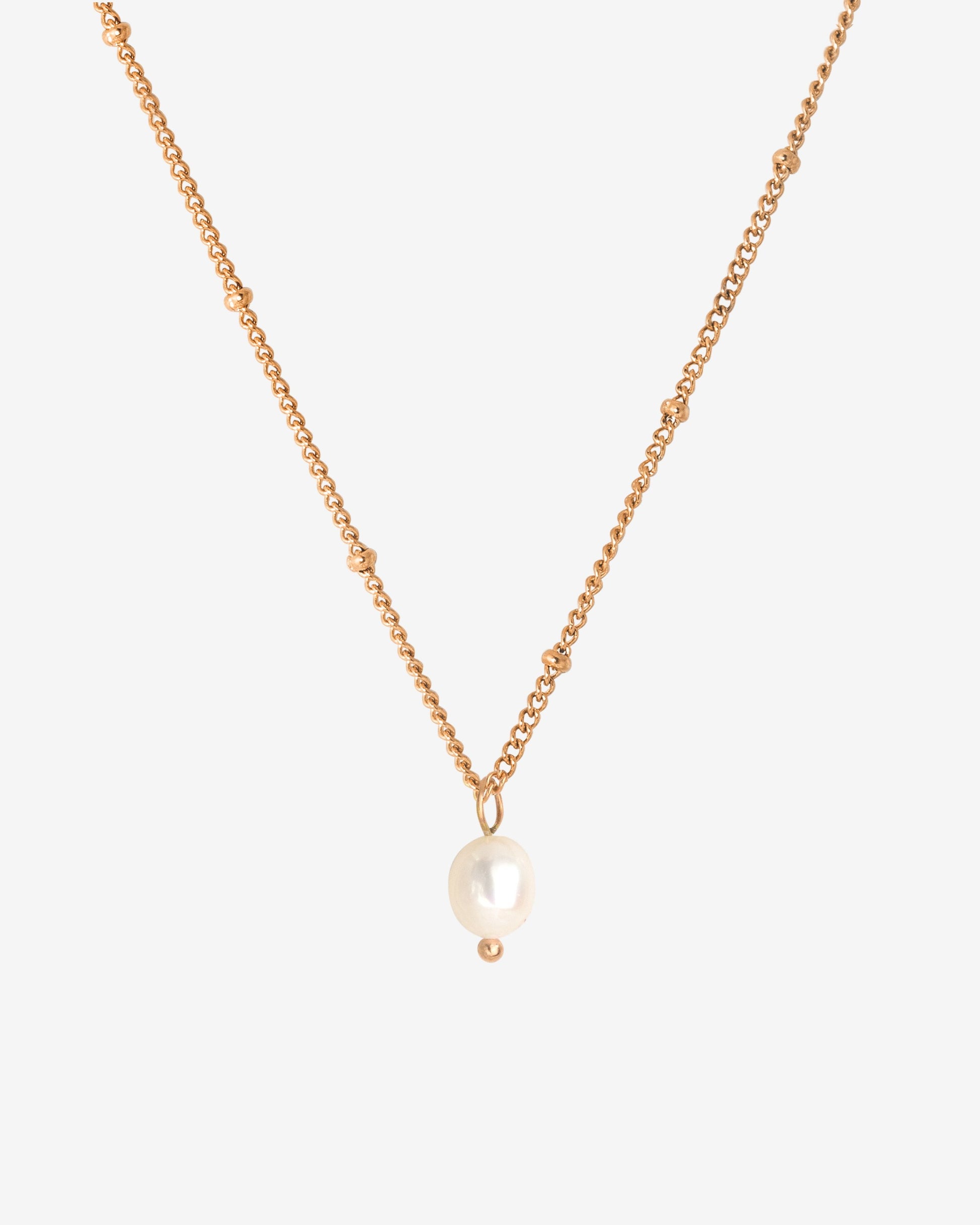 Baby Pearl Collana Oro Rosa