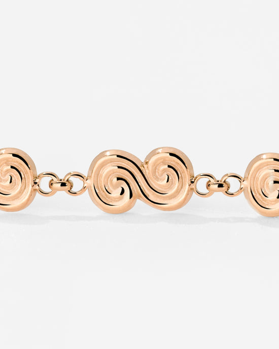 Serpent's Whisper Hoop Set Small Oro Rosa