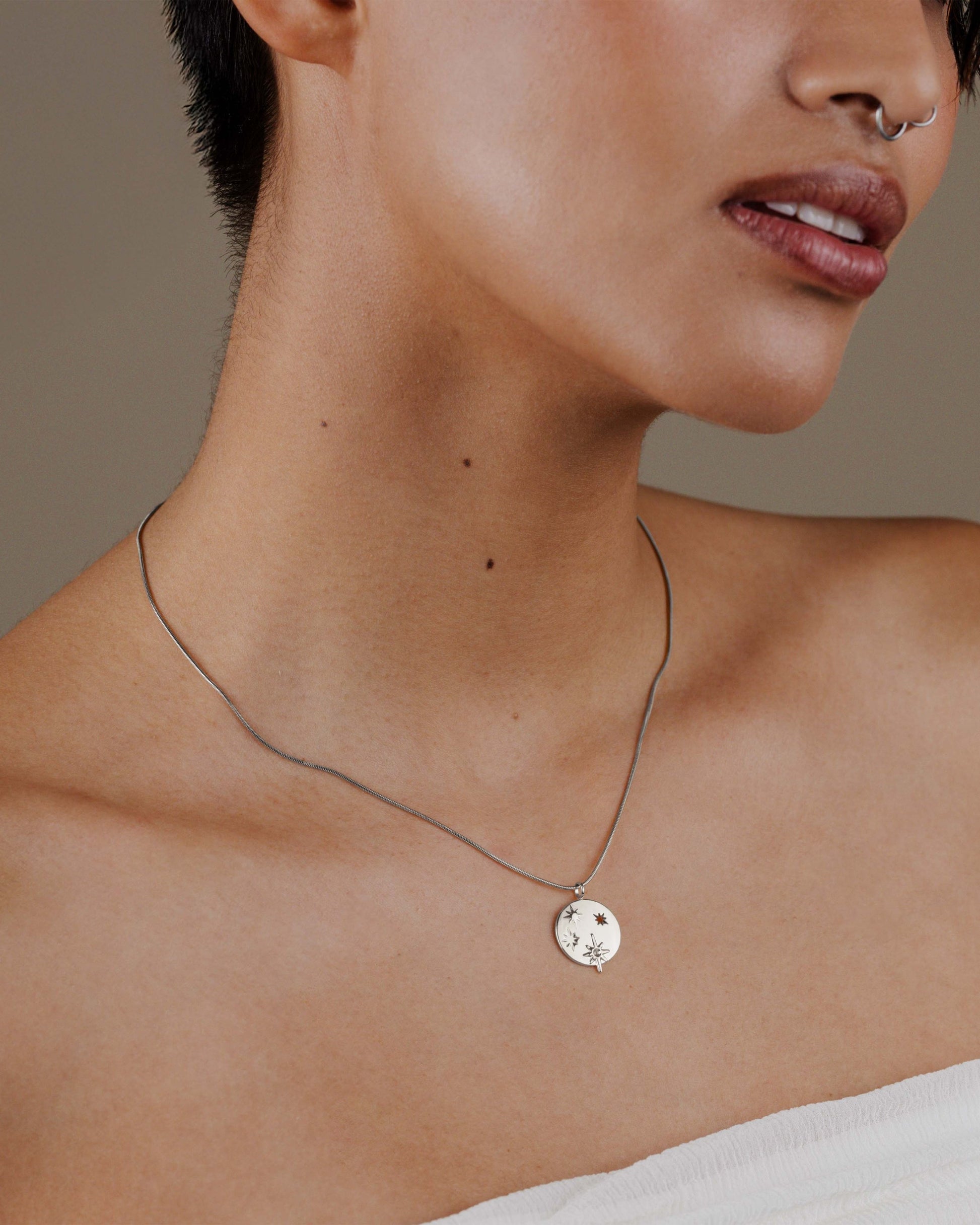 Shiny Stars Collana Argento