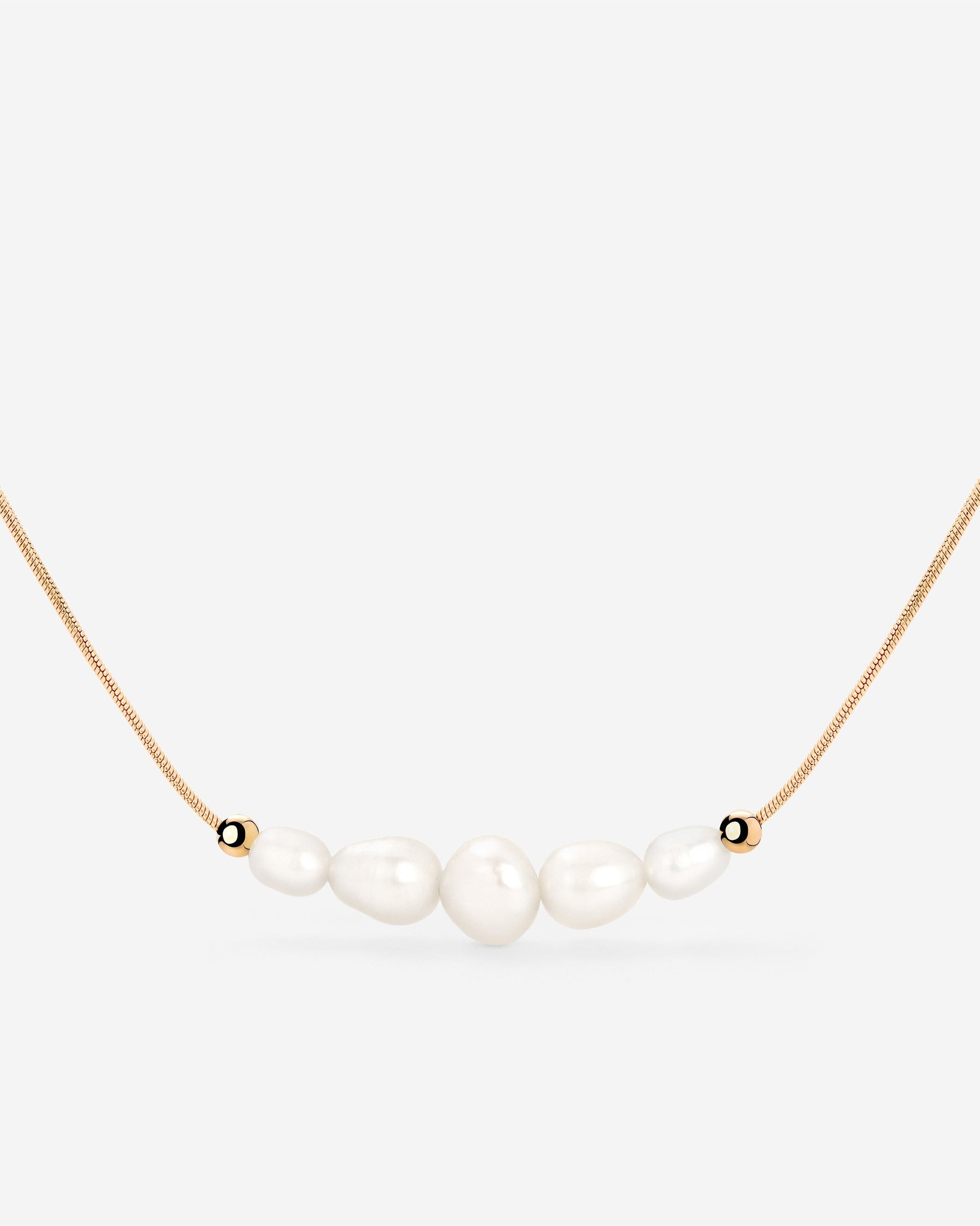 Pearlessence Choker Oro Rosa