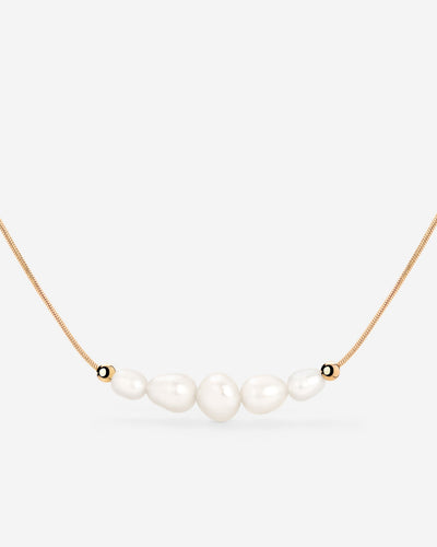 Pearlessence Choker Oro Rosa