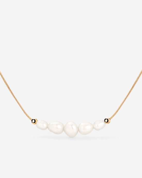 Pearlessence Choker Oro Rosa