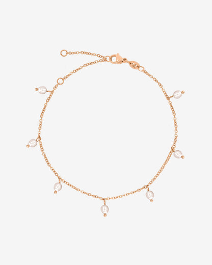 Shiny Pearls Bracciale Oro Rosa