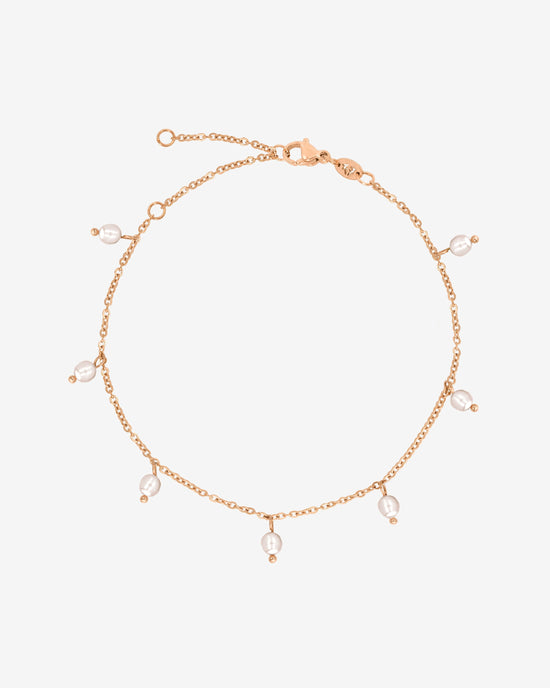 Shiny Pearls Bracciale Oro Rosa