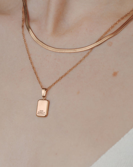 Your energy is beautiful Bundle Oro Rosa