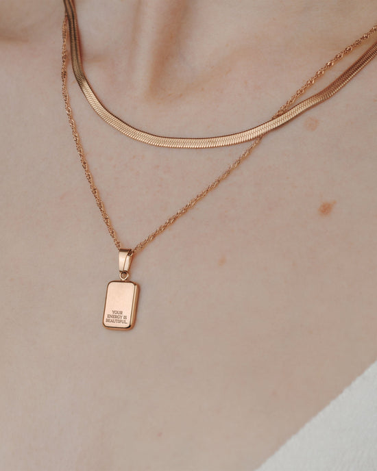 Your energy is beautiful Bundle Oro Rosa