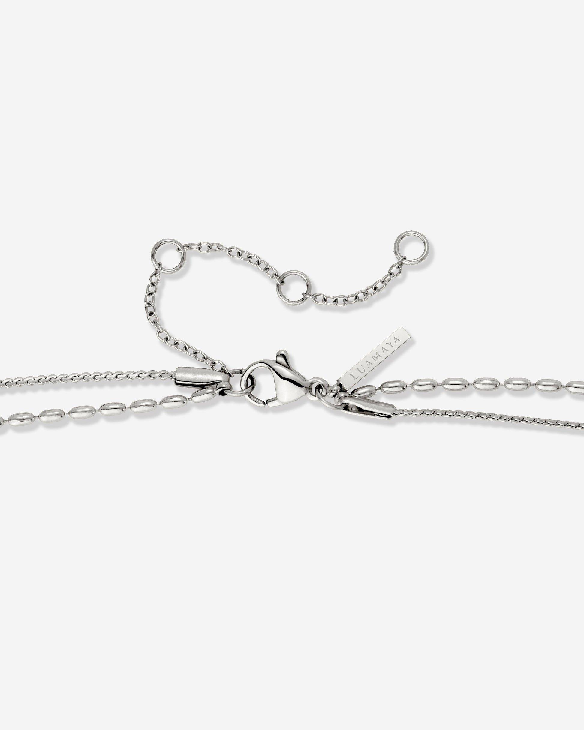 Droplet Double Collana Argento