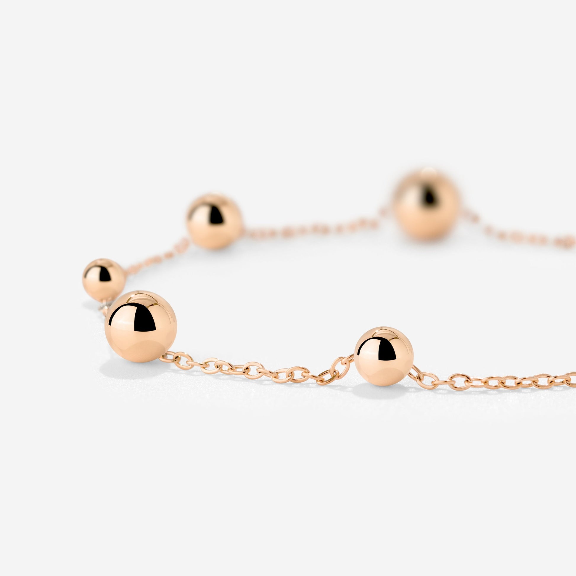 Infinite Beads Collana Oro Rosa