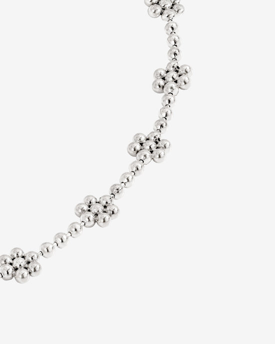 Blooming Choker Argento