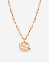 Cancer Bubble Collana Oro Rosa