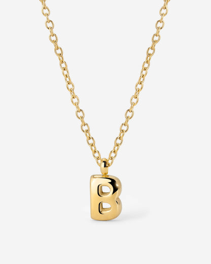 Bubble Letter Collana Oro