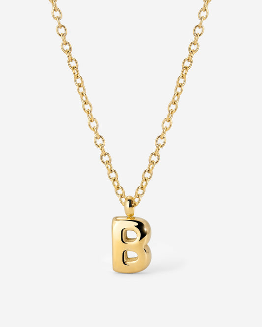 Bubble Letter Collana Oro