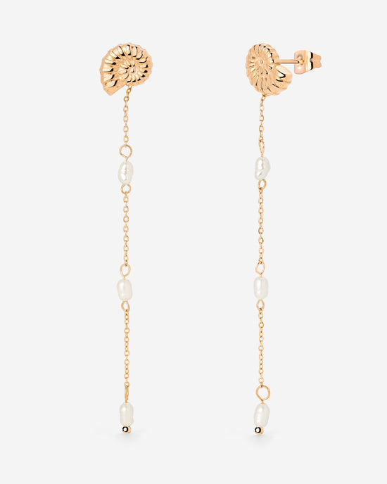 Siren's Spell Pearl Drop Orecchini Oro Rosa