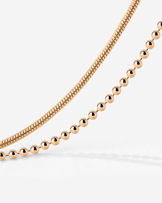 Duo Beads Bracciale Oro Rosa