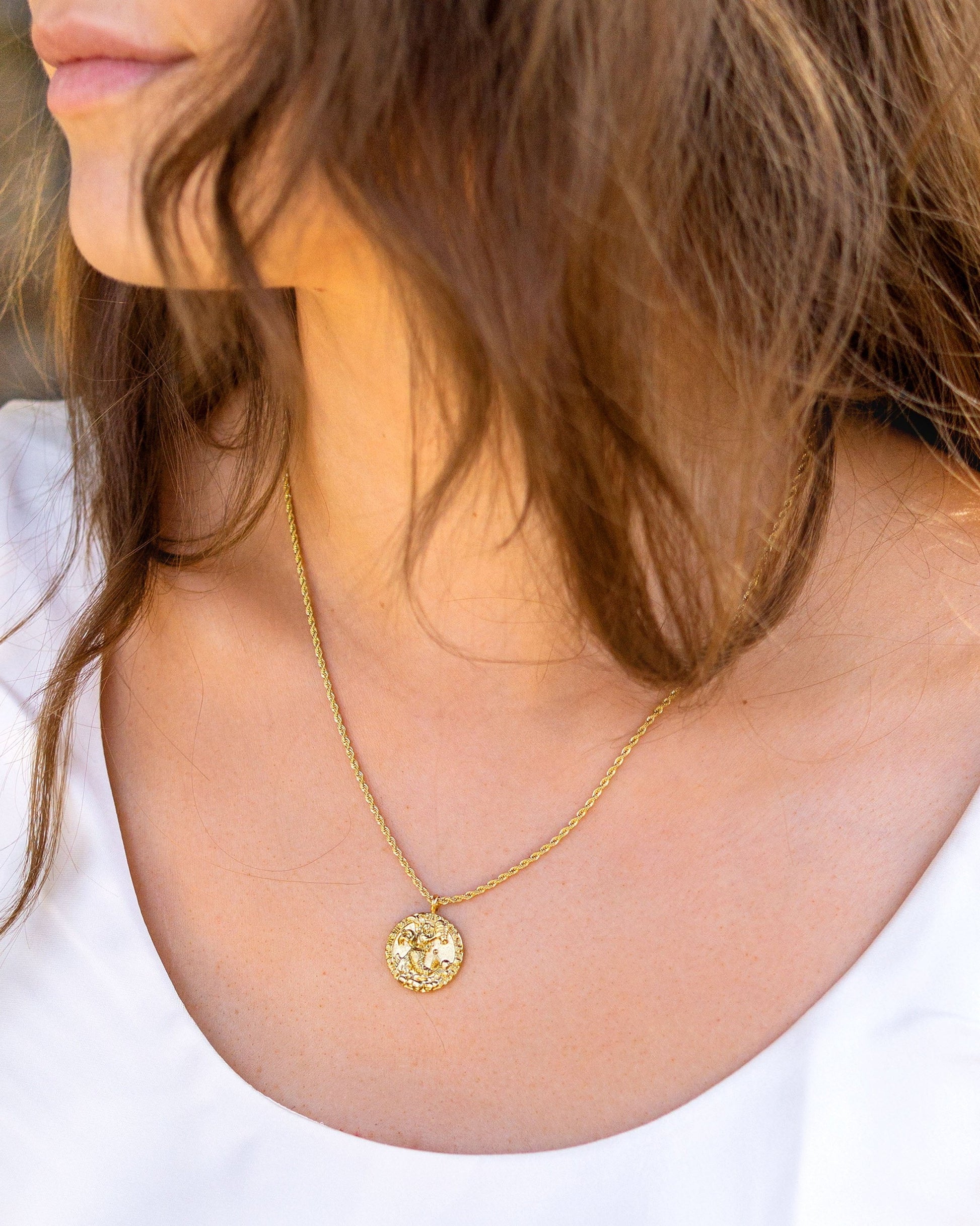 Zodiac Sign Collana Oro