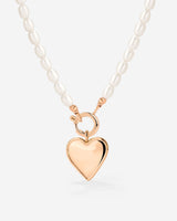 Heartie Pearly Collana Set Oro Rosa