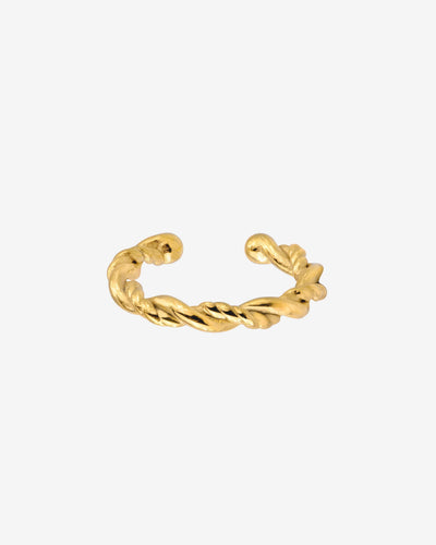 Curly Twist Ear Cuff Oro