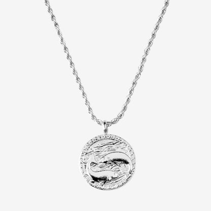 Zodiac Sign Collana Argento