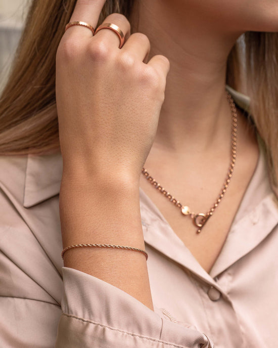 Melosa Bracciale Oro Rosa