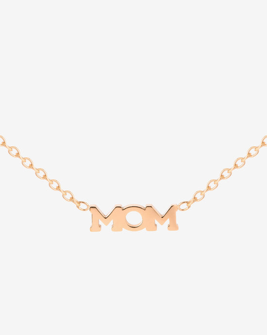 Mom Forever Collana Oro Rosa
