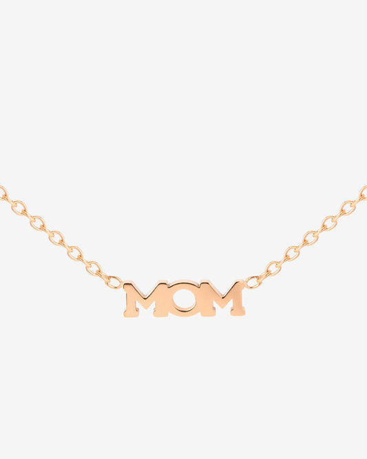 Mom Forever Collana Oro Rosa