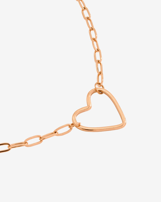 Loving Heart Collana Oro Rosa