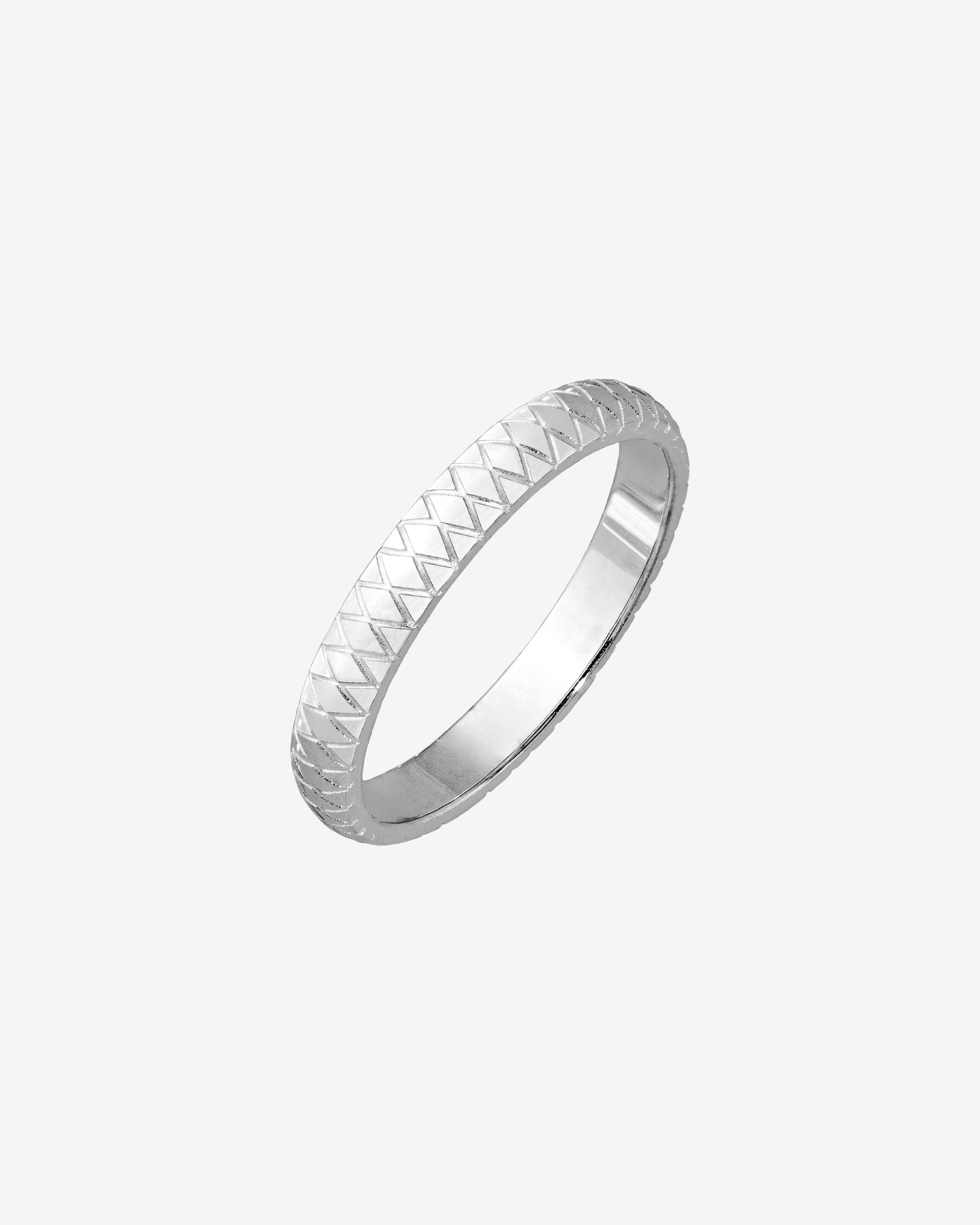 Cute Pattern Anello Argento