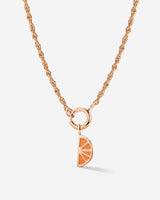 Juicy Rope Chain Collana Set Oro Rosa