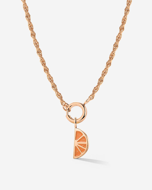 Juicy Rope Chain Collana Set Oro Rosa