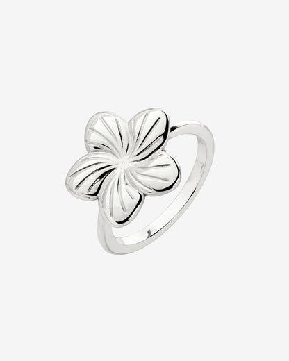 Floral Glow Anello Argento