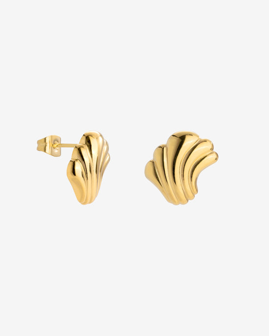 Simple Wave Orecchini Oro