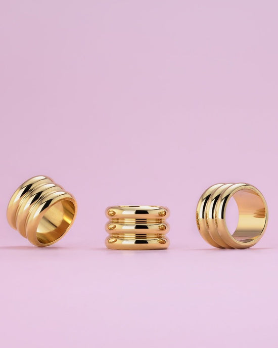Me, Myself, and I Anello Oro Rosa