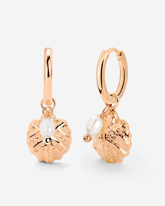 Ocean Lovers Hoop Set Small Oro Rosa
