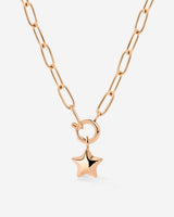 Nova Oval Links Collana Set Oro Rosa