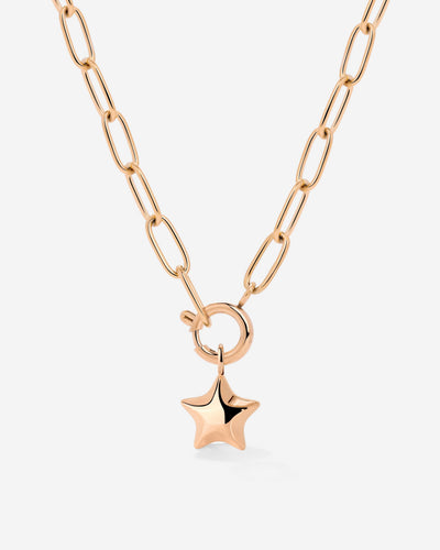 Nova Oval Links Collana Set Oro Rosa