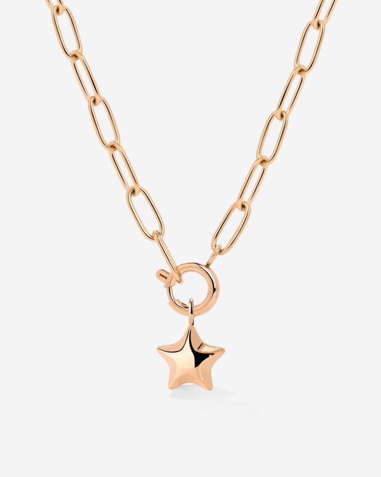 Nova Oval Links Collana Set Oro Rosa