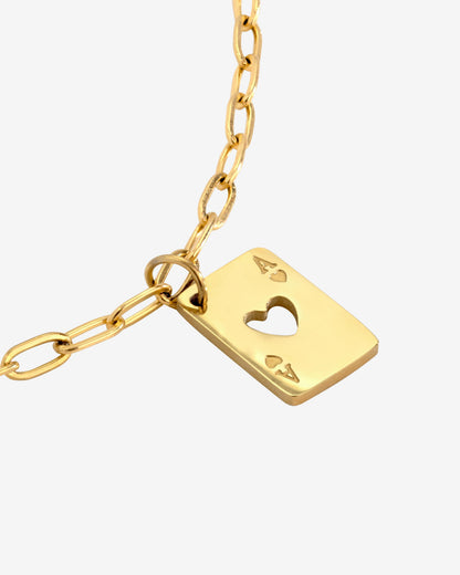 Ace Up the Sleeve Bracciale Oro