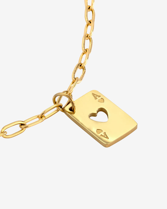 Ace Up the Sleeve Bracciale Oro