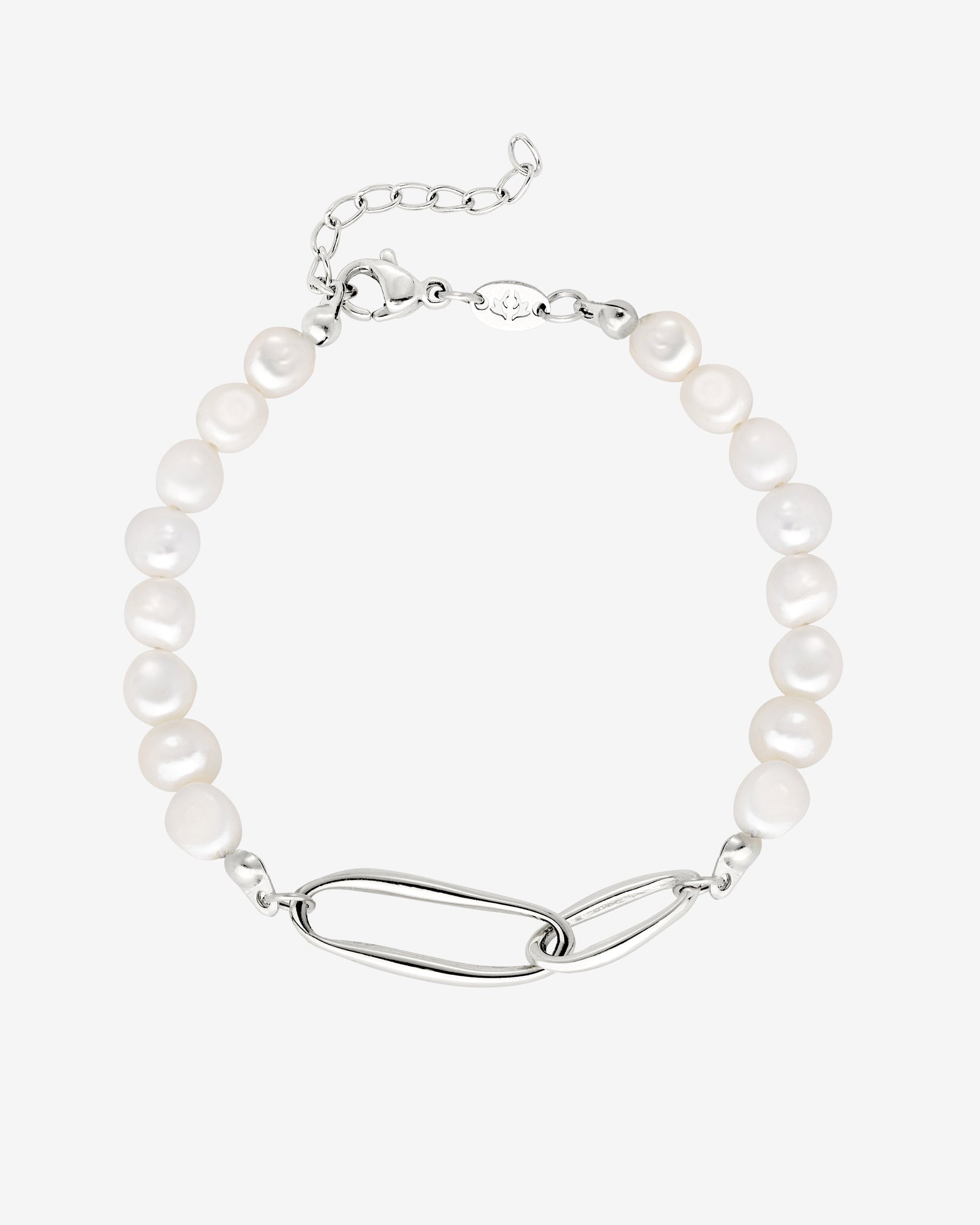 Fluidity Pearl Bracciale Argento