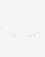 Puka Shell Collana Argento