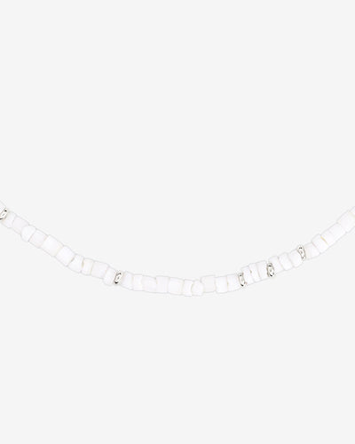 Puka Shell Collana Argento