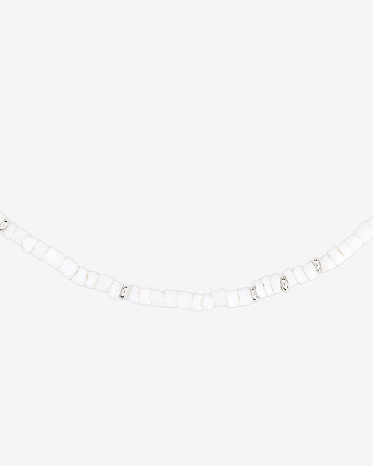 Puka Shell Collana Argento
