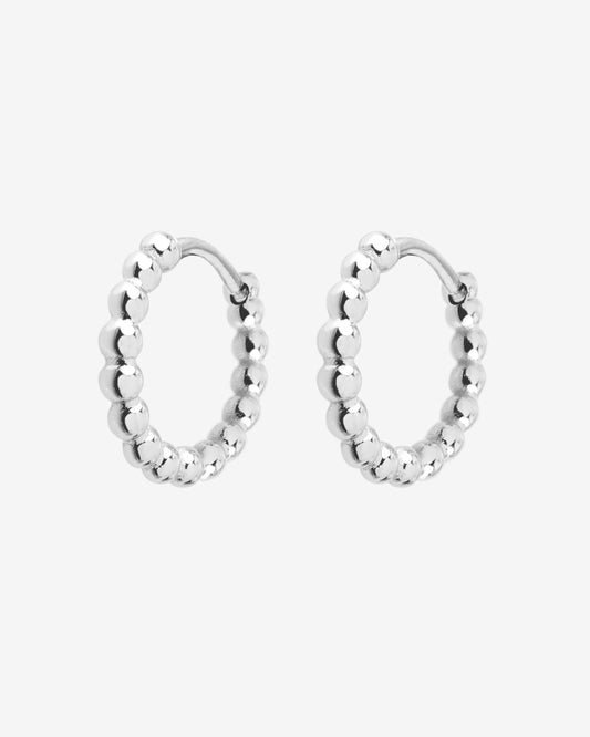 Pellet Hoops Argento