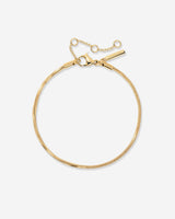 Squared Snake Chain Bracciale Oro