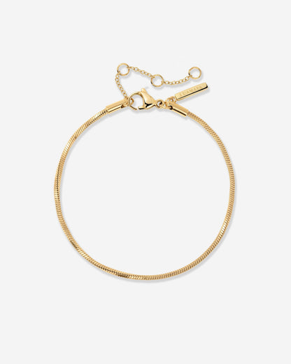 Squared Snake Chain Bracciale Oro