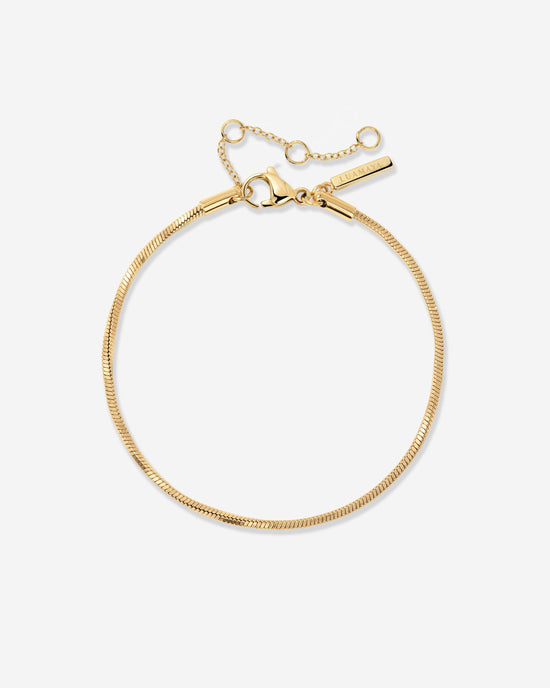 Squared Snake Chain Bracciale Oro