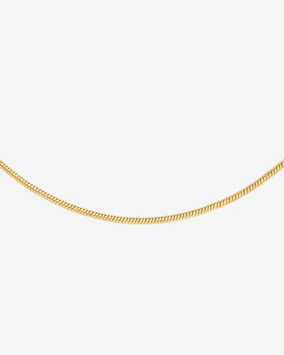 Round Snake Collana Oro