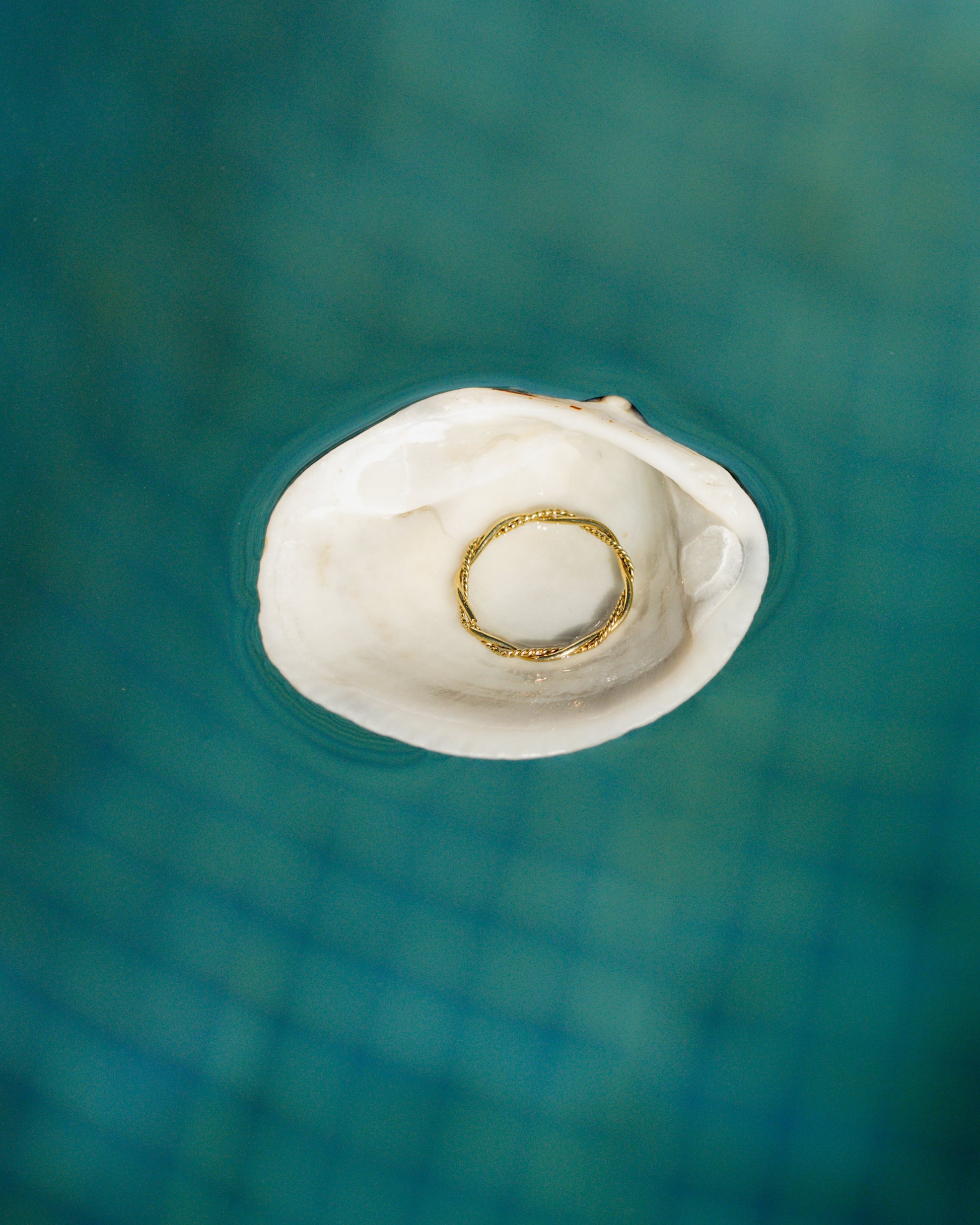 Curly Twist Anello Argento