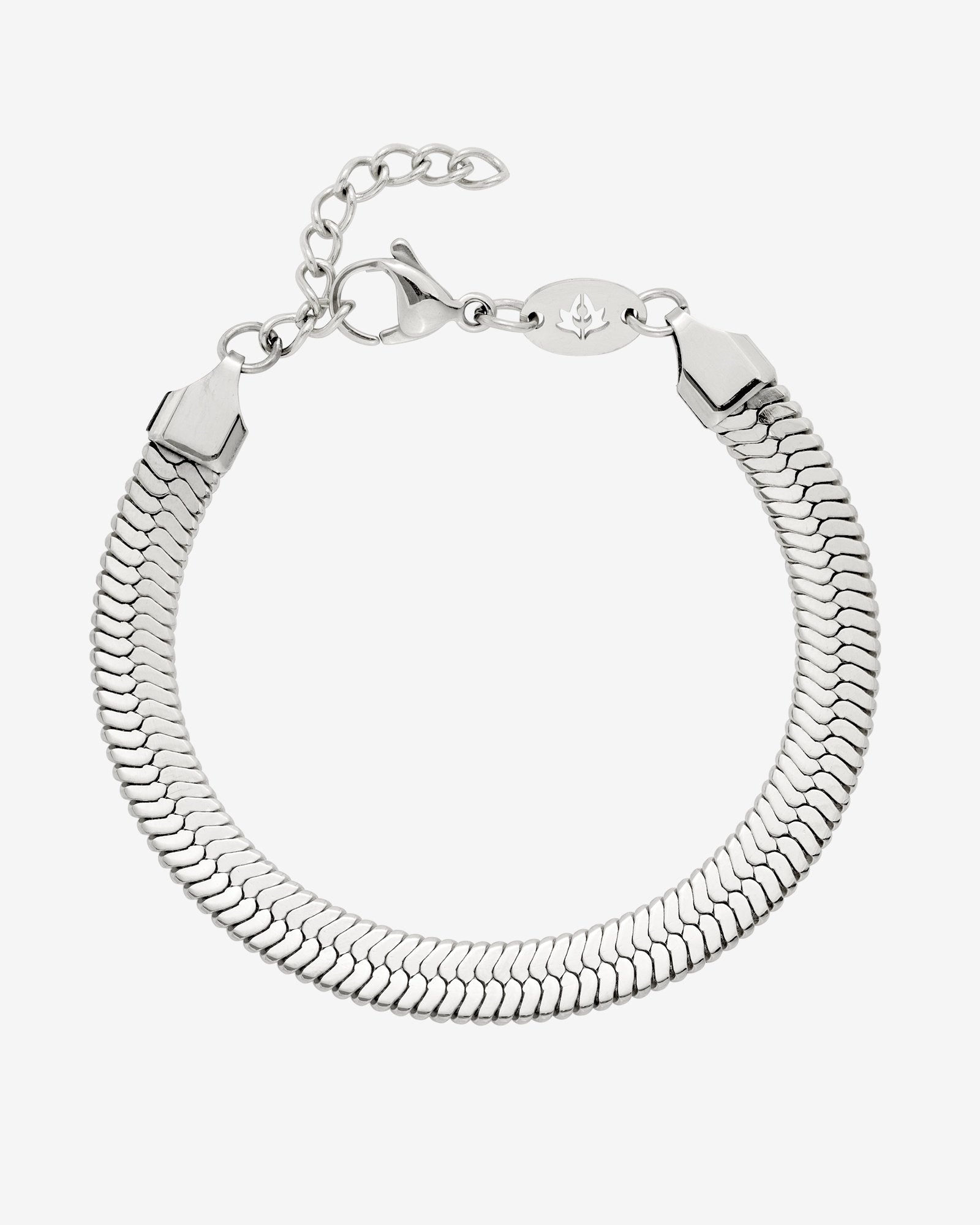 Bold Herringbone Argento