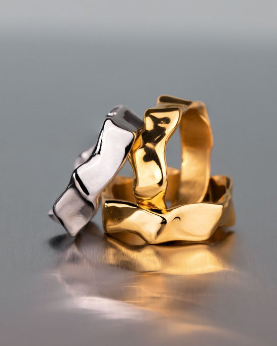 Melting Anello Argento
